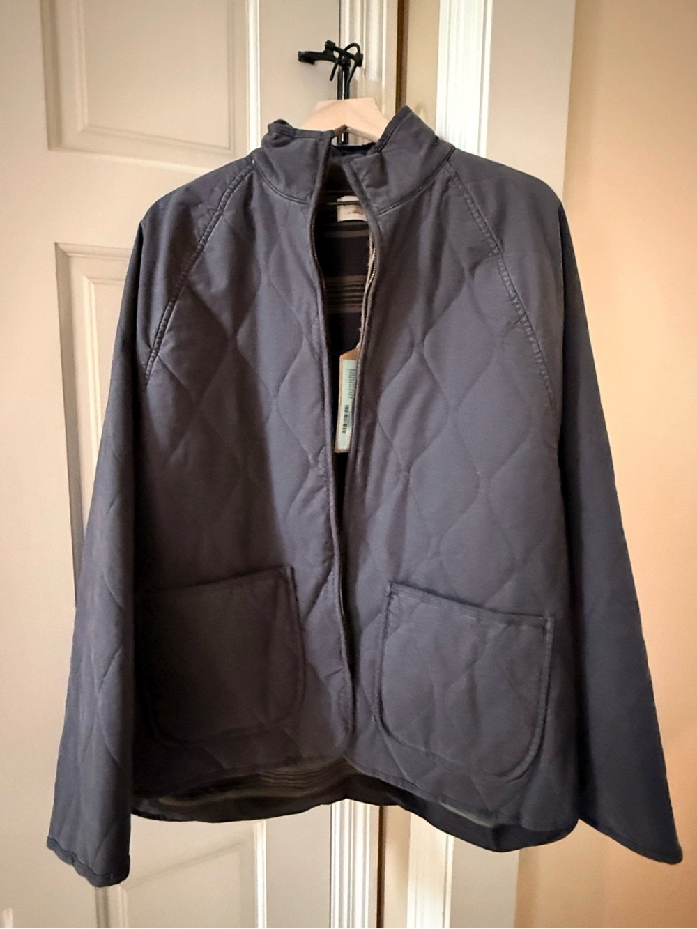 Faherty Quilted Lightweight Jacket - Gray